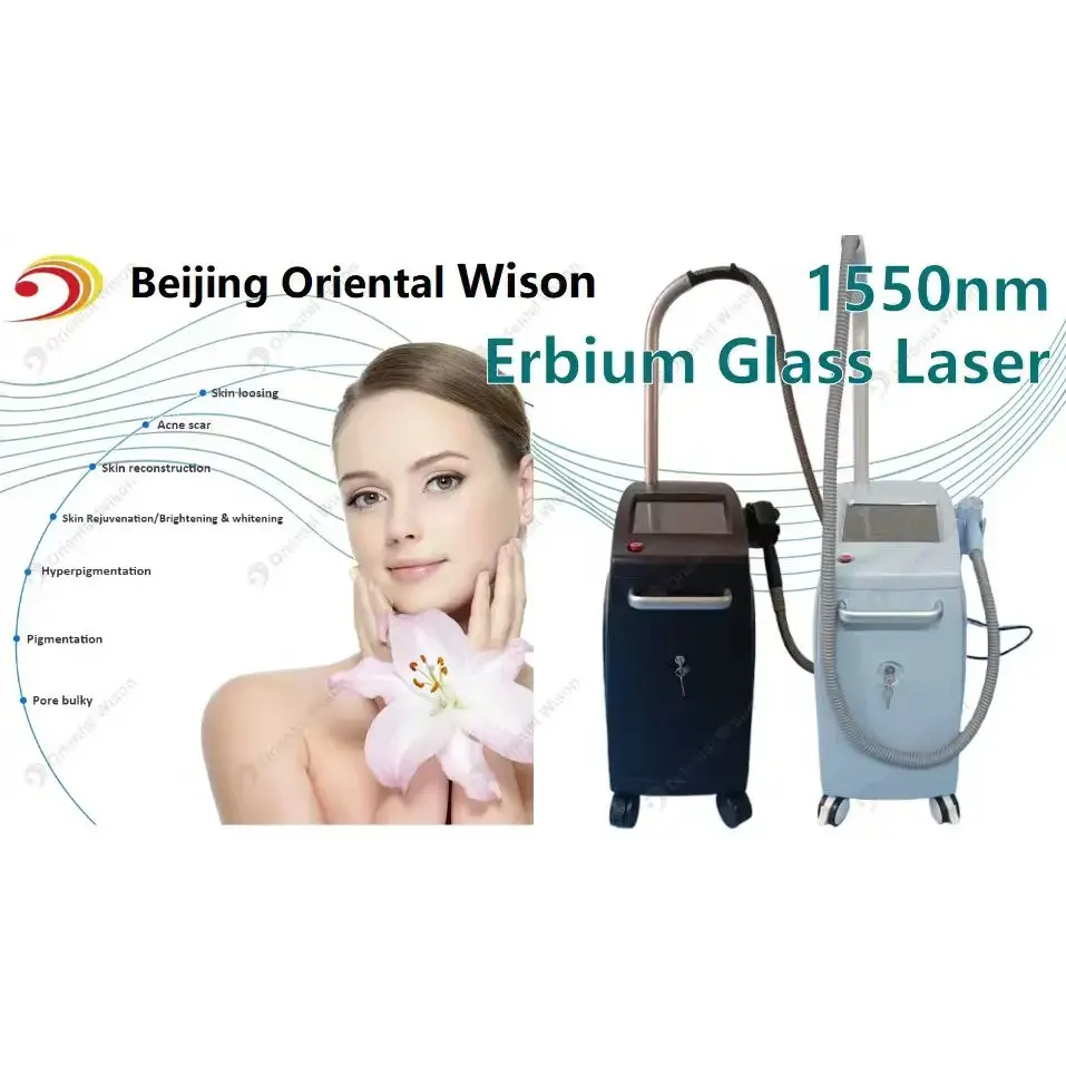 1550nm Erbium 유리 레이저 스킨 재 포장 장치