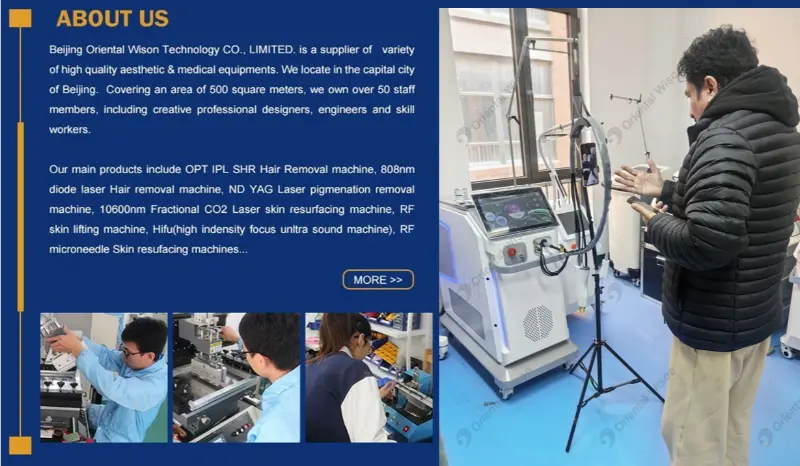 환영! 고객이 우리 공장을 방문하여 알렉산드라이트 레이저 테스트(Test Alexandrite Laser)
